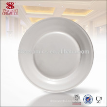 Placa de la cena de la porcelana de la fábrica del OEM China para la venta al por mayor